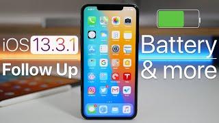 iOS 13.3.1 - Follow Up - Battery, Performance and more