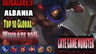 ONE PUNCH MAN FROM ALBANIA ONE POWER PUNCH [ TOP 10 GLOBAL ALDOUS ] SK)GALAXY.X - MOBILE LEGENDS