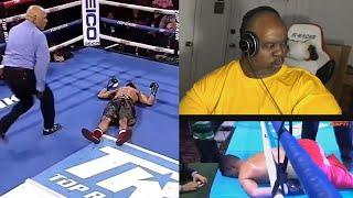 Dad Reacts to Best BOXING knockouts of 2019