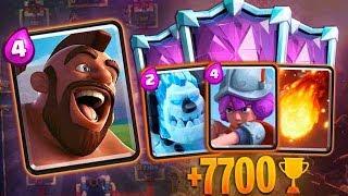 HOG 2.6 TOP LADDER +7700 TROPHIES - CLASH ROYALE