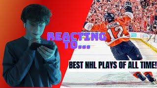 SOCCER FAN reacts to NHL top 10 plays of ALL TIME!!!