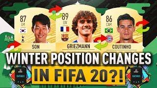 FIFA 20 | WINTER POSITION CHANGES IN FIFA 20?! (FT. GRIEZMANN, SON, COUTINHO & MORE!!!)