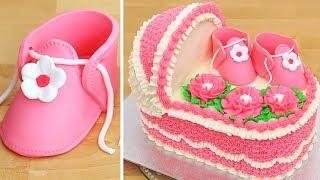 BABY SHOWER Cake - Easy Cake Decorating Idea by Cakes StepbyStep