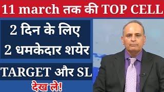 Today to 11 march Top picks call! sanjiv bhasin latest information! Anil singhavi share market view!