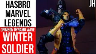 Hasbro 2020 Marvel Legends Crimson Dynamo Wave Winter Soldier Figure! LOT OF POSING! Bucky Toy Jawn!