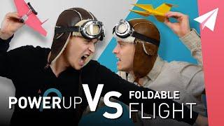 Foldable Flight VS PowerUp! The Future of Paper Airplane Content (Plus Channel News)