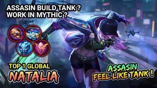 NATALIA BUILD TANK SUPPORT ! TOP 1 Global Natalia Corona_No1_Indonesia Gameplay - Mobile Legends