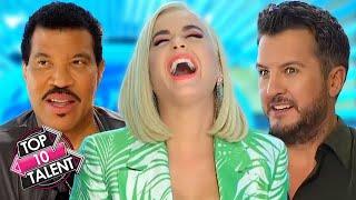 TOP 10 FUNNIEST Auditions And Moments On American Idol 2020!