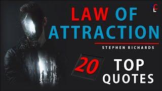 TOP 20 Quotes of Law of Attraction | Law of Attraction Quotes by Stephen Richards