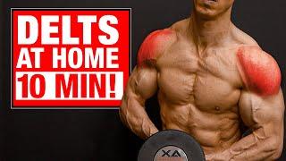 10 Min | Home Shoulder Workout (SETS AND REPS INCLUDED!)