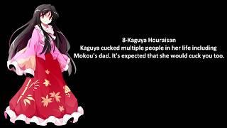 TOP 10 TOUHOU GIRLS THAT WILL CUCK YOU