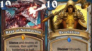 TOP CUSTOM 10-MANA SPELLS!! Who Knew Kael'Thas Would Break Everything?? | Hearthstone