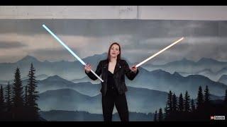 Double ObiAni - Badass Skill of the Month - February 2020 - LIGHTSABER/STAFF SPINNING TUTORIAL