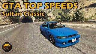 Fastest Sports Cars (Sultan Classic) - GTA 5 Best Fully Upgraded Cars Top Speed Countdown