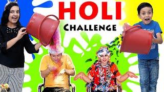 HOLI CHALLENGE 2020 Festival of colours #Family #Comedy Mom vs Dad | Aayu and Pihu Show