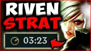 RIVEN HOW TO WIN FULL GAME IN 3 MINUTES! (1V5 STRATEGY) - S10 RIVEN GAMEPLAY (Season 10 Riven Guide)