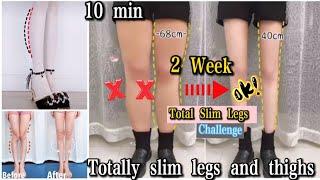 Top 10 Exercise | Totally slim legs and thighs 2 week challenge | Cách làm thon gọn chân đùi tại nhà