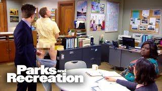 Andy Pees In The Office - Parks and Recreation