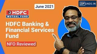 HDFC Banking and Financial Services Fund 2021 | HDFC Mutual Fund NFO | Review in Hindi