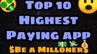 Be a Millioner/Top 10 Highest Paying App/ How to Earn Money for Free