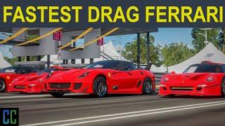 *NEW* TOP 10 Ferrari FASTEST Drag Cars in Forza Horizon 4 I Is Ferrari 599XX Evo The Fastest?