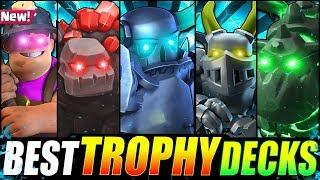 *NEW!* TOP 5 BEST TROPHY PUSHING DECKS RIGHT NOW IN CLASH ROYALE!!