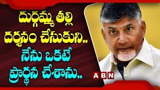 దుర్గమ్మ తల్లి దర్శనం చేసుకుని..నేను ఒకటే ప్రార్థన చేశాను.. | Chandrababu Comments On AP 3 Capital