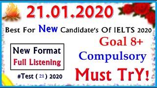 IELTS LISTENING PRACTICE TEST 2020 WITH ANSWERS | 21.01.2020