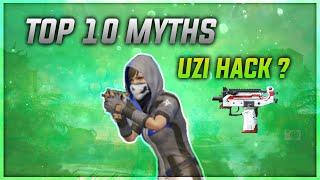 UZI Hack ? Top 10 MythBusters in PUBG MOBILE | PUBG myths #1