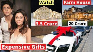 Gauri Khan's 10 Most Expensive Birthday Gifts From Aryan, Shahrukh & Bollywood Stars - #happybirthda