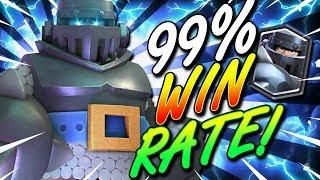 99% WIN RATE!! BEST MEGA KNIGHT DECK EVER!! NEW TROPHY RECORD!!