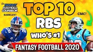 Top 10 Fantasy Football RBs 2020 - Running Back Rankings