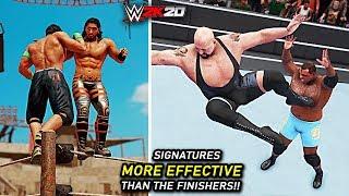 WWE 2K20 Top 10 Signatures Looks More Effective Than The Finishers!