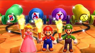 Mario Party The Top 100 Minigames - Mario Vs Luigi Vs Peach Vs Waluigi (Master CPU)