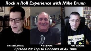 Episode 23 - Top 10 Concerts of All Time - KISS , Maiden, Beatles, Motorhead, Ozzy, Roth