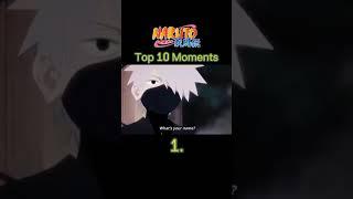 Top 10 Naruto Moments | [1] Might guy's 8 gates... { red dragon 