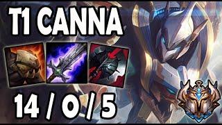 T1 Canna SETT vs KAYLE Top - Patch 10.9 Korea Ranked