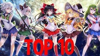 Mon top 10 des personnages féminins de touhou project