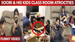 Comedian Soori & his kids Ultimate comedy as Student & teacher | Class room Atrocities | Veral Level