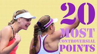 Top 20 Controversial Points in WTA History