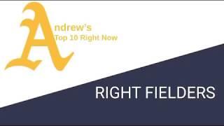 Andrew’s 2020 Top 10 Right Fielders Right Now!