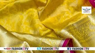 new arrvial latest designer gadwala gold silver jari sarees with price/fashion9tv/price:8700 /-