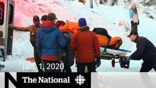 WATCH LIVE: The National for Wednesday, Jan. 1 — Teen climber rescued on Mt. Hood; Protests in Iraq