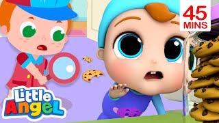 Baby John Took the Cookies | Who took the Cookies Song | Little Angel Kids Songs