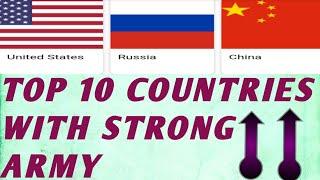 TOP 10 COUNTRIES WITH STRONGEST ARMIES IN WORLD