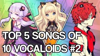My TOP 5 Songs of 10 Vocaloids #2