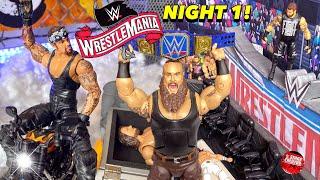 WWE WRESTLEMANIA 36 NIGHT 1 REVIEW & RESULTS! WWE ACTION FIGURE SET-UP!