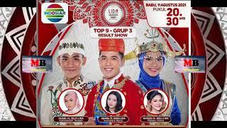 RESULT SHOW TOP 9 GROUP 3 LIDA 2021