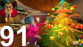 Scary Teacher 3D - Gameplay Walkthrough Part 91 New Update Christmas Debacle (Android, iOS)