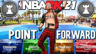 THE FIRST POINT FORWARD BUILD IN NBA 2K21! BEST POINT FORWARD BUILD IN THE GAME!